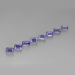 4.93 ct Blue Iolite Gemstone, Iolite Gem in Octagon Facet Shape for Sale.