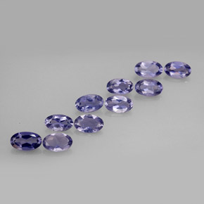 1.89 ct Blue Iolite Stone, Natural Iolite in Oval Facet Shape for Sale