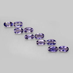 1.91 ct Blue Iolite Gemstone, Iolite Gem in Oval Facet Shape for Sale.