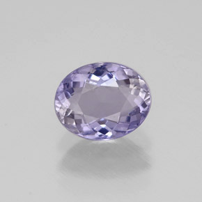 0.70 ct Violet Iolite Gemstone, Iolite Gem in Oval Facet Shape for Sale.