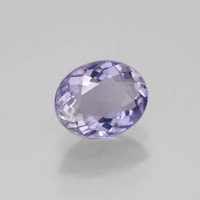 0.70 ct Violet Iolite Stone, Natural Iolite in Oval Facet Shape for Sale