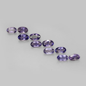 1.84 ct Blue Iolite Gemstone, Iolite Gem in Oval Facet Shape for Sale.