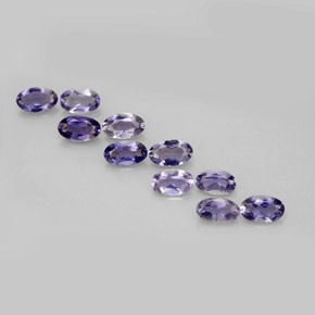 1.79 ct Blue Iolite Gemstone, Iolite Gem in Oval Facet Shape for Sale.