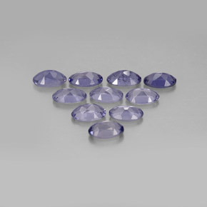 Iolite Gemstone in 5 x 3 mm (calibrated) Size for Sale, Iolite Stone in Violet Blue Color