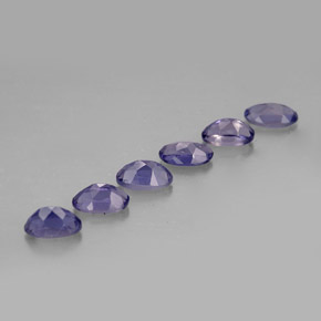 Iolite Gemstone in 5.1 x 3.2 mm Size for Sale, Iolite Stone in Violet Blue Color