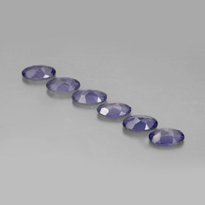 Iolite Gemstone in 5 x 3 mm (calibrated) Size for Sale, Iolite Stone in Violet Blue Color