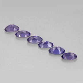Iolite Gemstone in 5 x 3 mm (calibrated) Size for Sale, Iolite Stone in Violet Blue Color