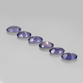 Iolite Gemstone in 5.1 x 3.1 mm Size for Sale, Iolite Stone in Violet Blue Color