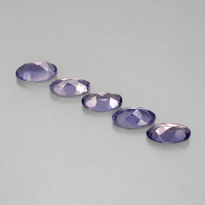 Iolite Gemstone in 5 x 3 mm (calibrated) Size for Sale, Iolite Stone in Violet Blue Color