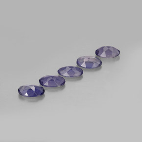 Iolite Gemstone in 5.1 x 3.2 mm Size for Sale, Iolite Stone in Violet Blue Color