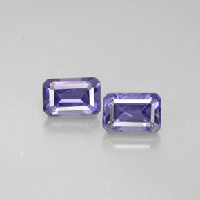 1.16 ct Blue Iolite Gemstone, Iolite Gem in Octagon Facet Shape for Sale.