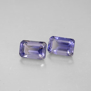 1.16 ct Blue Iolite Stone, Natural Iolite in Octagon Facet Shape for Sale
