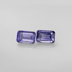 1.10 ct Blue Iolite Stone, Natural Iolite in Octagon Facet Shape for Sale