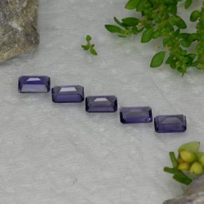 Iolite Gemstones in 6 x 4 mm (calibrated) Size for Sale, Iolite Stones in Violet Blue Color