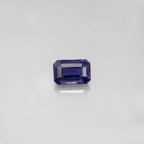 0.57 ct Blue Iolite Gemstone, Iolite Gem in Octagon Facet Shape for Sale.