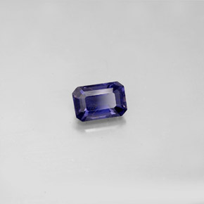 0.57 ct Blue Iolite Stone, Natural Iolite in Octagon Facet Shape for Sale