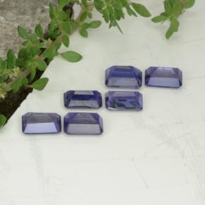 Iolite Gemstones in 6 x 4 mm (calibrated) Size for Sale, Iolite Stones in Violet Blue Color