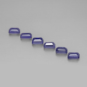 Iolite Gemstones in 6 x 4 mm (calibrated) Size for Sale, Iolite Stones in Violet Blue Color