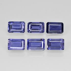 2.83 ctw Blue Iolite Stones, Natural Iolite in Octagon Facet Shape for Sale