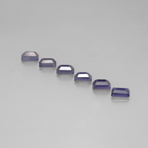 Iolite Gemstones in 6 x 4 mm (calibrated) Size for Sale, Iolite Stones in Violet Blue Color