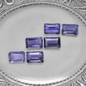 0.5ct Octagon Step Cut Violet Blue Iolite Gem for sale 0.5ct Octagon Step Cut Violet Blue Iolite Gem (ID: 279647)