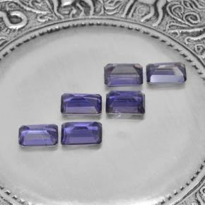 Iolite Gemstones in 6 x 4 mm (calibrated) Size for Sale, Iolite Stones in Deep Purple Color