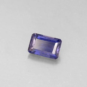 0.49 ct Blue Iolite Stone, Natural Iolite in Octagon Facet Shape for Sale
