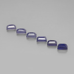 Iolite Gemstones in 6 x 4 mm (calibrated) Size for Sale, Iolite Stones in Violet Blue Color