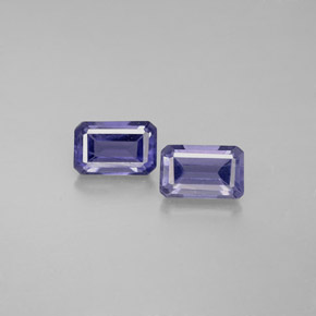 1.04 ct Blue Iolite Stone, Natural Iolite in Octagon Facet Shape for Sale
