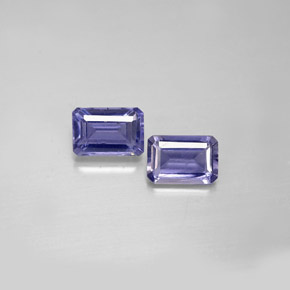 0.98 ct Blue Iolite Gemstone, Iolite Gem in Octagon Facet Shape for Sale.