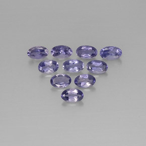 2.00 ct Blue Iolite Gemstone, Iolite Gem in Oval Facet Shape for Sale.