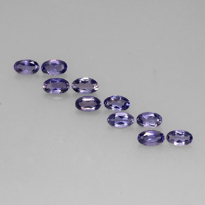1.96 ct Blue Iolite Gemstone, Iolite Gem in Oval Facet Shape for Sale.