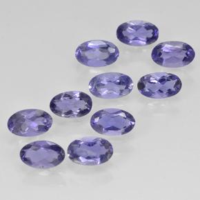 2.03 ctw Blue Iolite Stones, Natural Iolite in Oval Facet Shape for Sale
