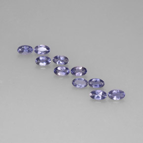 1.99 ct Blue Iolite Gemstone, Iolite Gem in Oval Facet Shape for Sale.