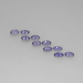 Iolite Gemstone in 5 x 3 mm (calibrated) Size for Sale, Iolite Stone in Violet Blue Color