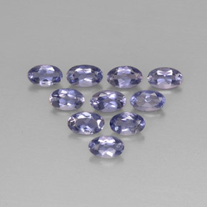 1.99 ct Blue Iolite Stone, Natural Iolite in Oval Facet Shape for Sale