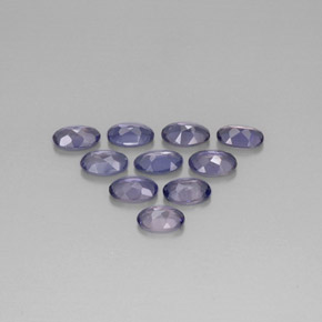 Iolite Gemstone in 5 x 3 mm (calibrated) Size for Sale, Iolite Stone in Violet Blue Color