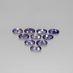 Iolite Gemstone in 5 x 3 mm (calibrated) Size for Sale, Iolite Stone in Violet Blue Color