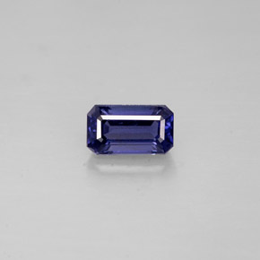 0.39 ct Blue Iolite Gemstone, Iolite Gem in Octagon Facet Shape for Sale.