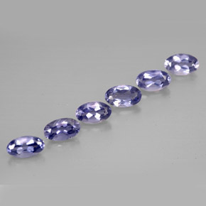 1.16 ct Blue Iolite Stone, Natural Iolite in Oval Facet Shape for Sale