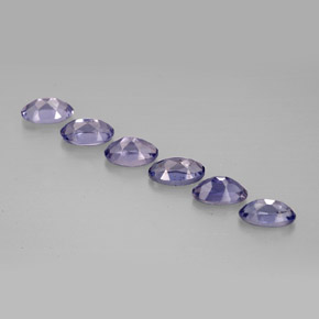 Iolite Gemstone in 5 x 3 mm (calibrated) Size for Sale, Iolite Stone in Violet Blue Color