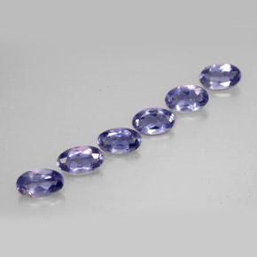 1.16 ct Blue Iolite Stone, Natural Iolite in Oval Facet Shape for Sale
