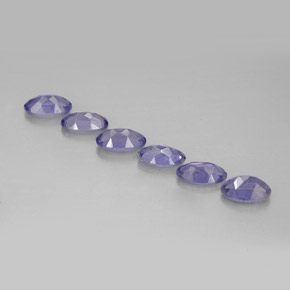 Iolite Gemstone in 5 x 3 mm (calibrated) Size for Sale, Iolite Stone in Violet Blue Color