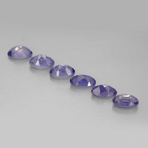 Iolite Gemstone in 5 x 3 mm (calibrated) Size for Sale, Iolite Stone in Violet Blue Color
