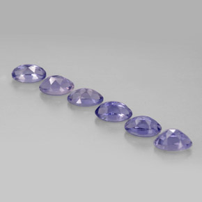 Iolite Gemstone in 5 x 3.1 mm Size for Sale, Iolite Stone in Violet Blue Color