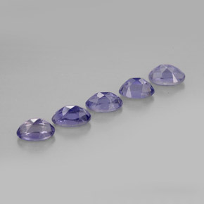 Iolite Gemstone in 5.1 x 3.2 mm Size for Sale, Iolite Stone in Violet Blue Color
