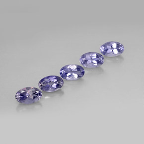 1.16 ct Blue Iolite Stone, Natural Iolite in Oval Facet Shape for Sale