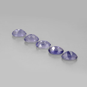 Iolite Gemstone in 5 x 3.2 mm Size for Sale, Iolite Stone in Violet Blue Color