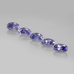 1.18 ct Blue Iolite Stone, Natural Iolite in Oval Facet Shape for Sale