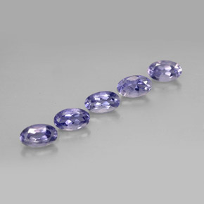 1.17 ct Blue Iolite Stone, Natural Iolite in Oval Facet Shape for Sale